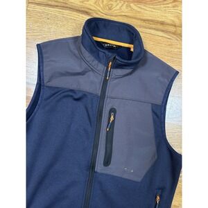 Orvis Men's Performance Fleece Vest Size Medium Blue Gray‎ Trout Bum